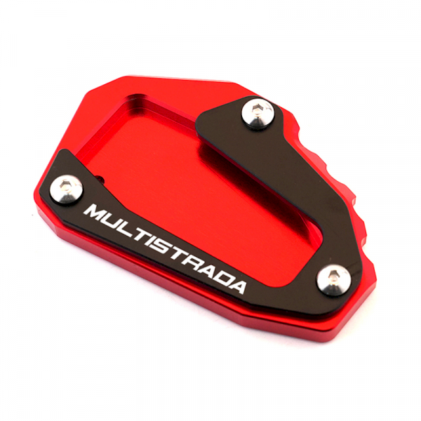Seitenständer Verbreiterung Ducati Multistrada (rot) – Bild 2
